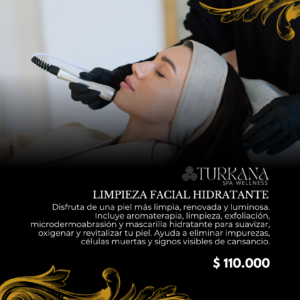Limpieza facial hidratante